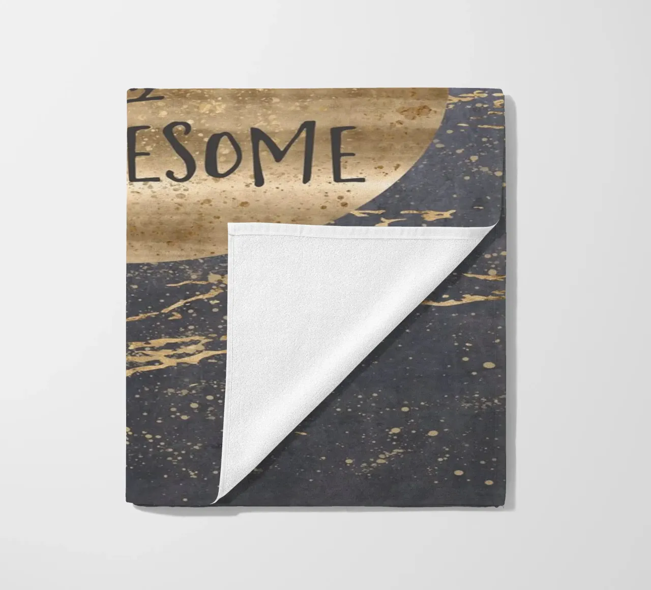 GRAPHIC ART Wake up and be awesome telo mare da Melanie Viola