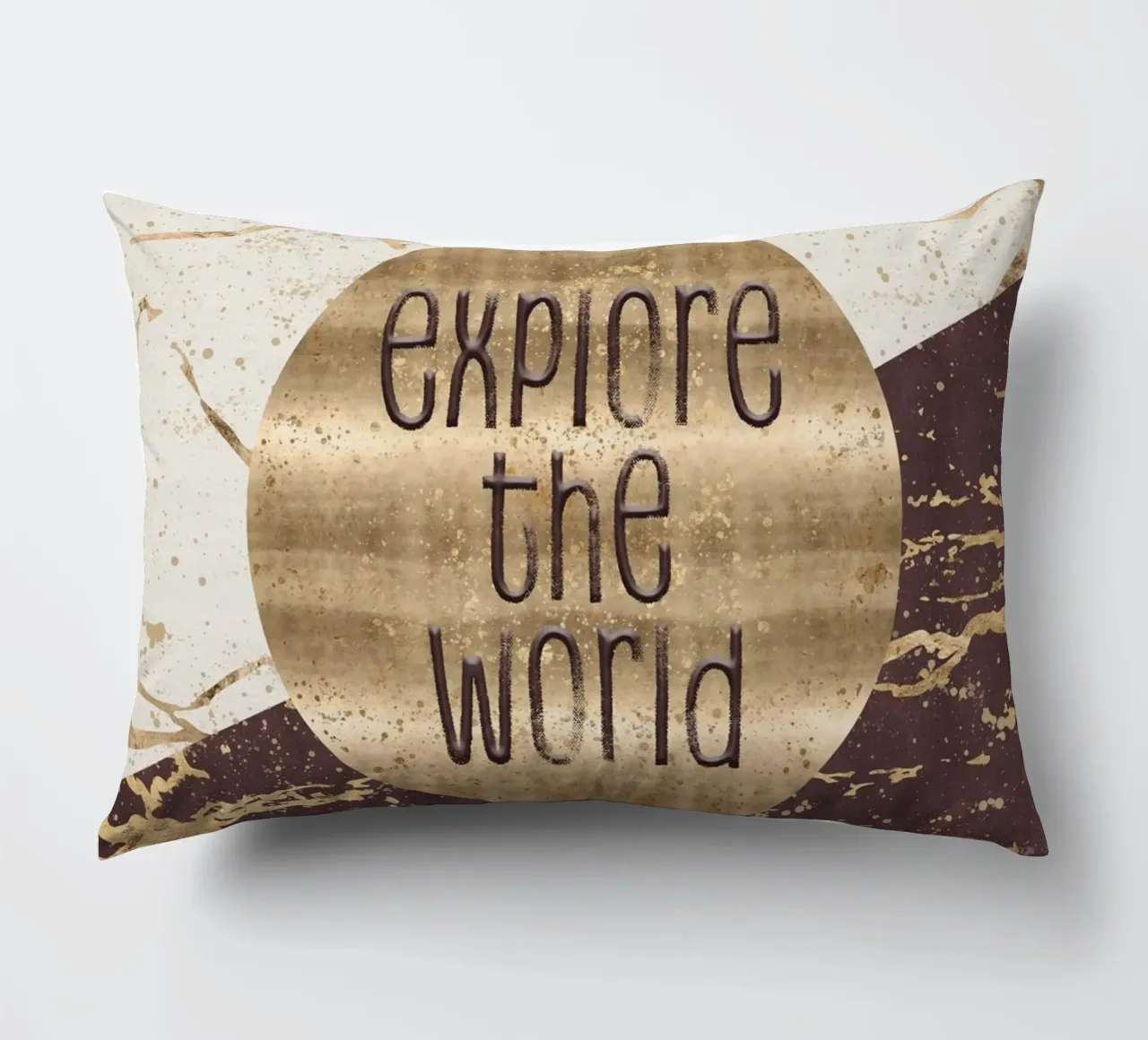 GRAPHIC ART Explore the world cuscino da Melanie Viola