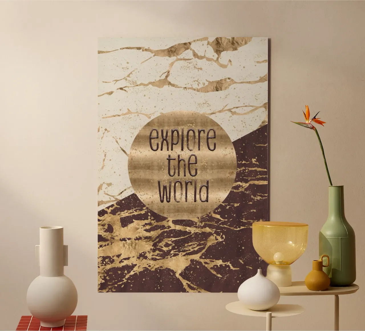 GRAPHIC ART Explore the world alluminio dibond da Melanie Viola