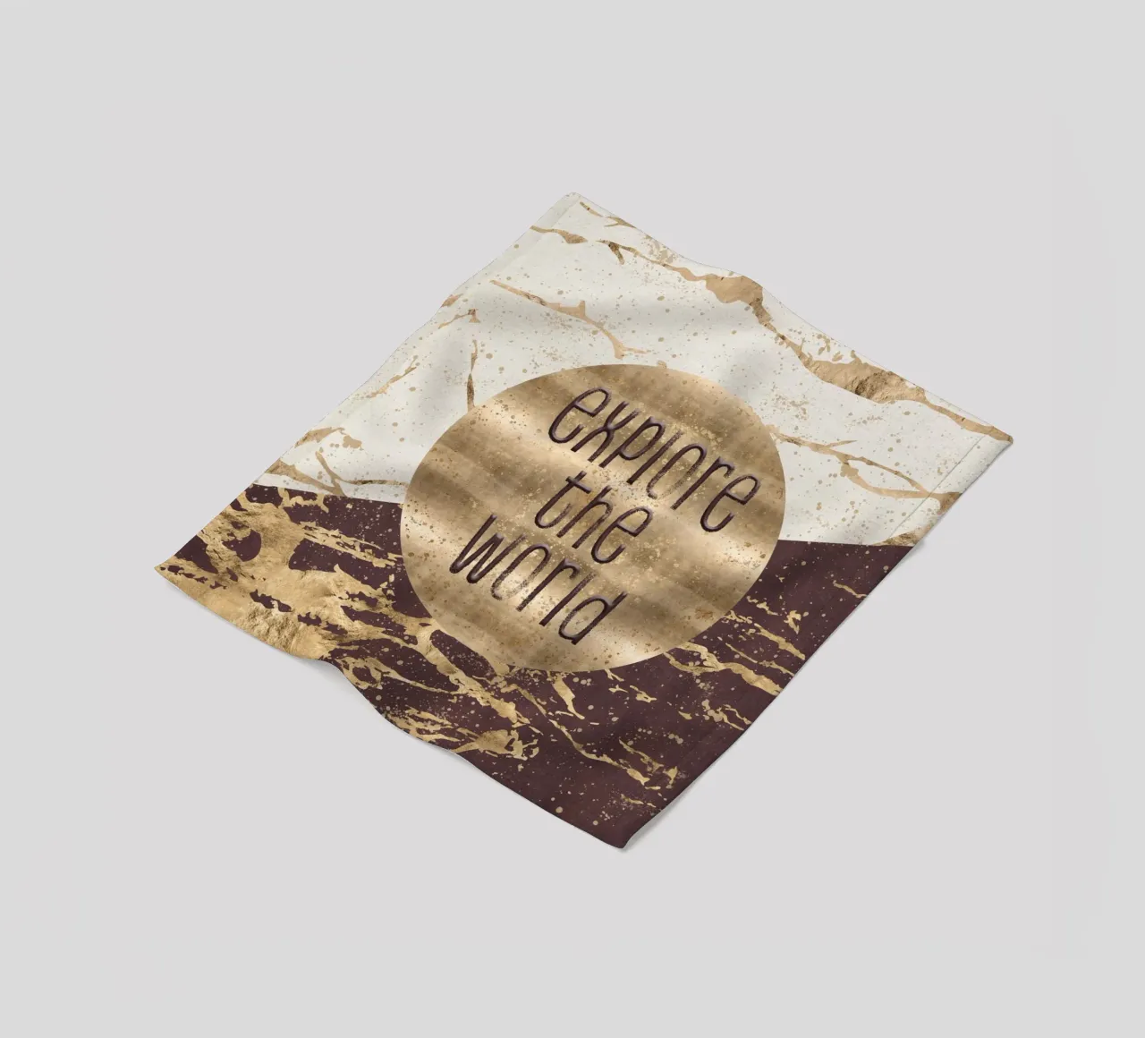 GRAPHIC ART Explore the world coperta in pile da Melanie Viola