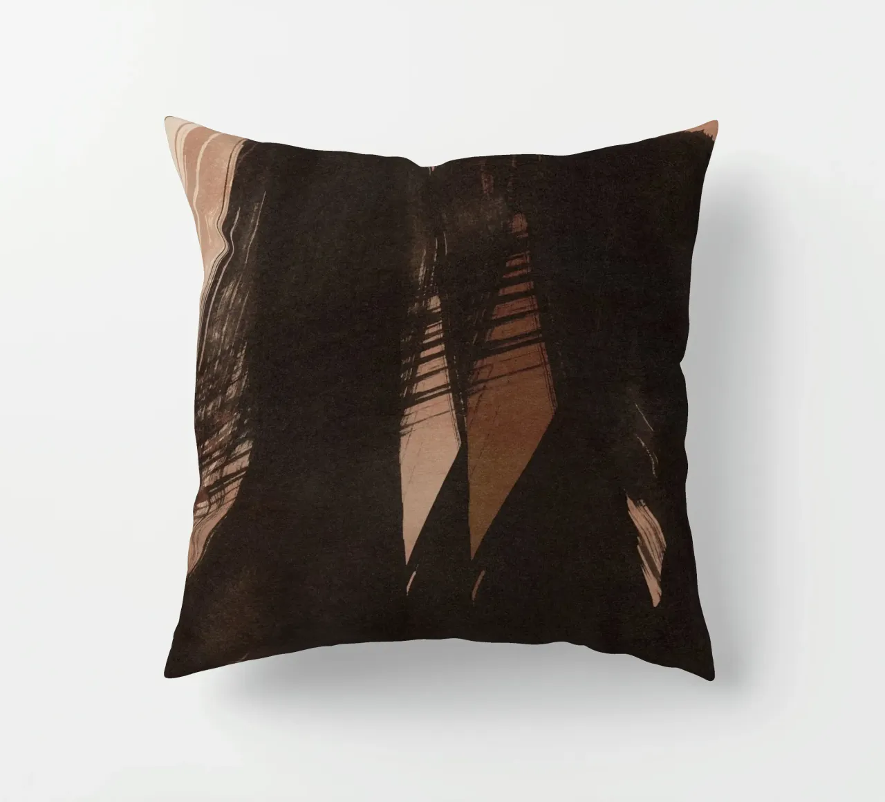Expressive Brushstrokes 1 cuscino da IRIS LEHNHARDT FINE ART