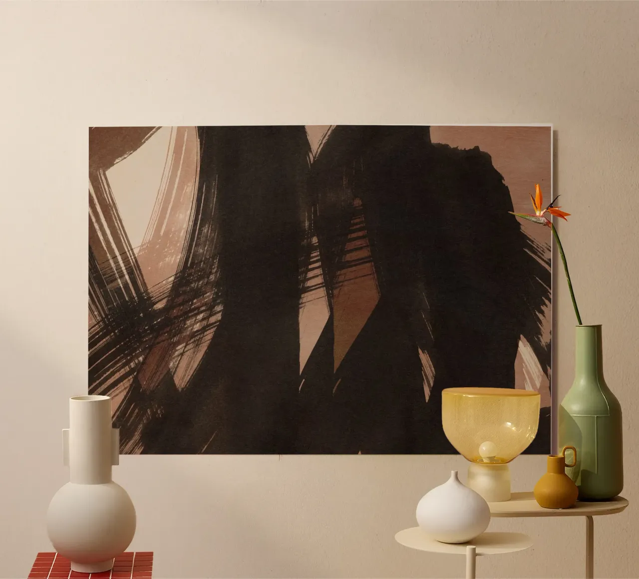 Expressive Brushstrokes 1 alluminio dibond da IRIS LEHNHARDT FINE ART