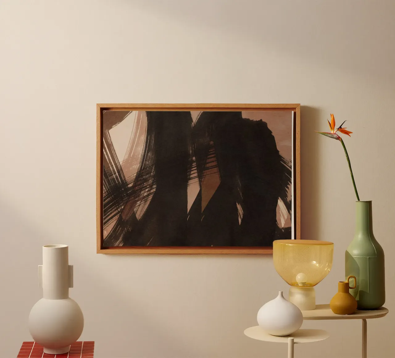 Expressive Brushstrokes 1 tela con Cornice a cassetta da IRIS LEHNHARDT FINE ART
