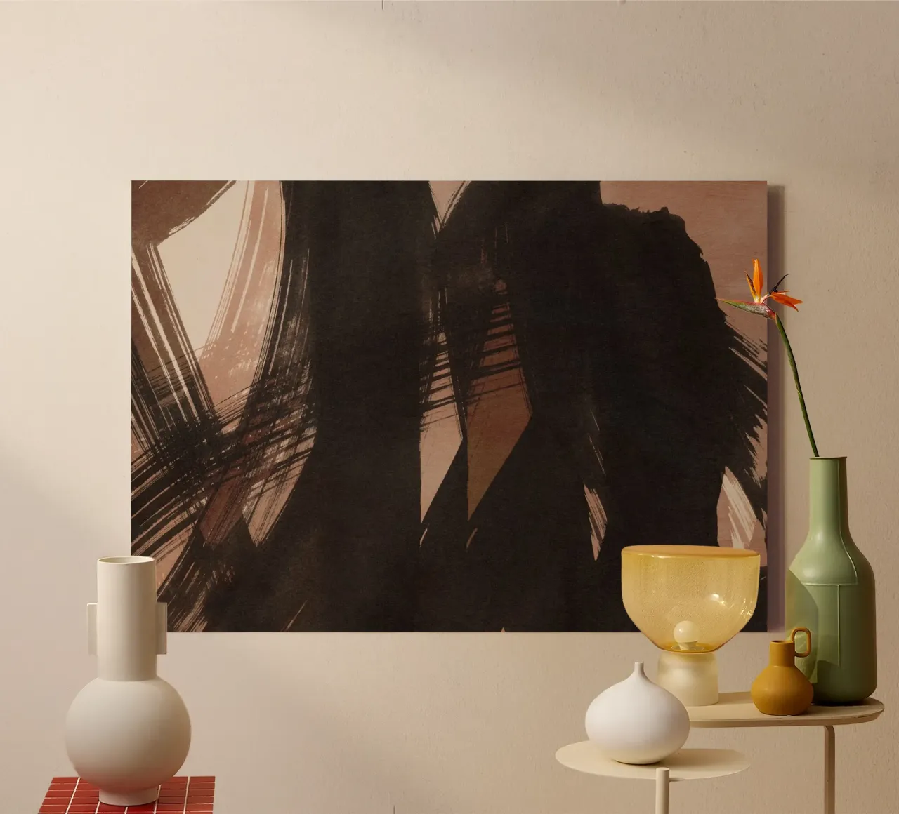 Expressive Brushstrokes 1 tela con Cornice a cassetta da IRIS LEHNHARDT FINE ART