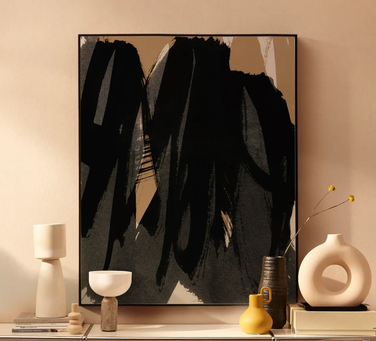 Expressive Brushstrokes 2 alluminio dibond da IRIS LEHNHARDT FINE ART