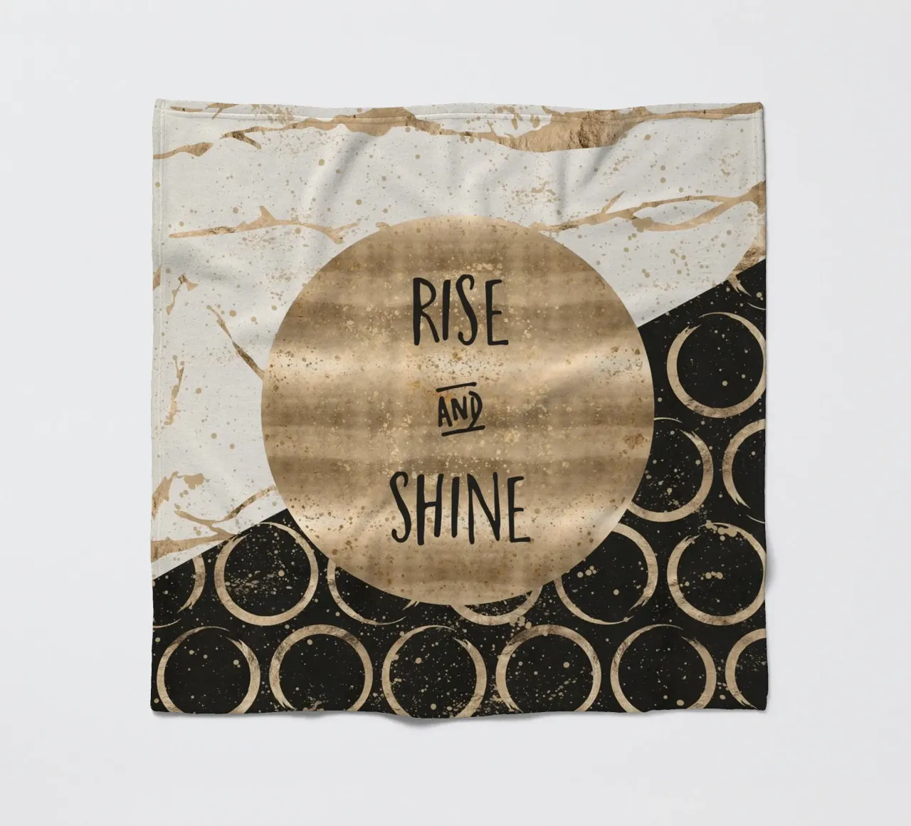 GRAPHIC ART Rise and shine coperta in pile da Melanie Viola
