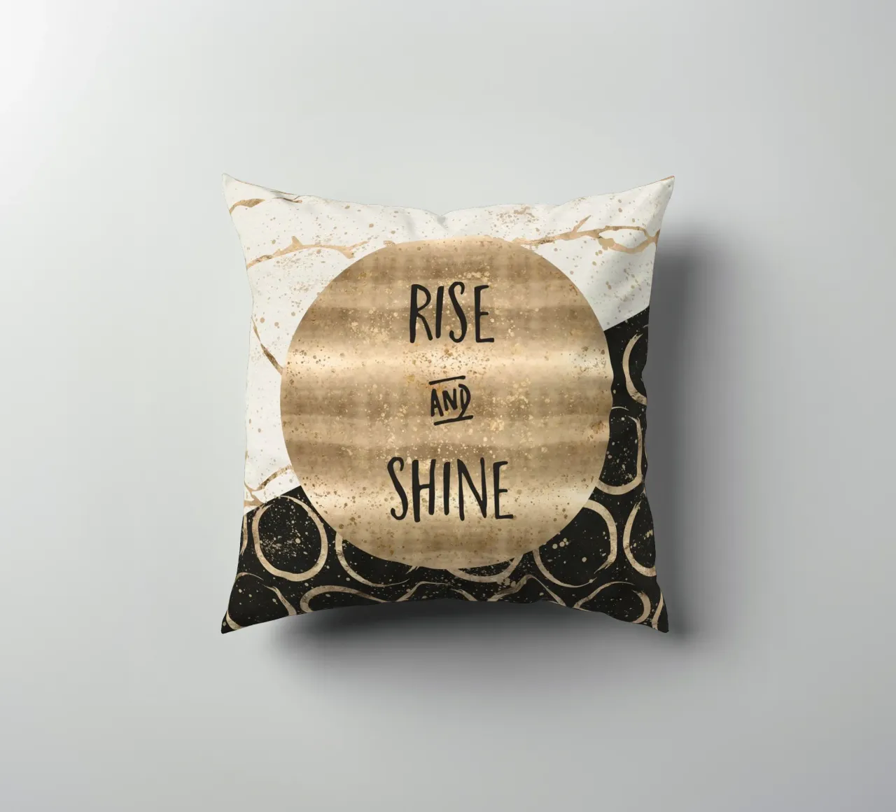 GRAPHIC ART Rise and shine cuscino da Melanie Viola