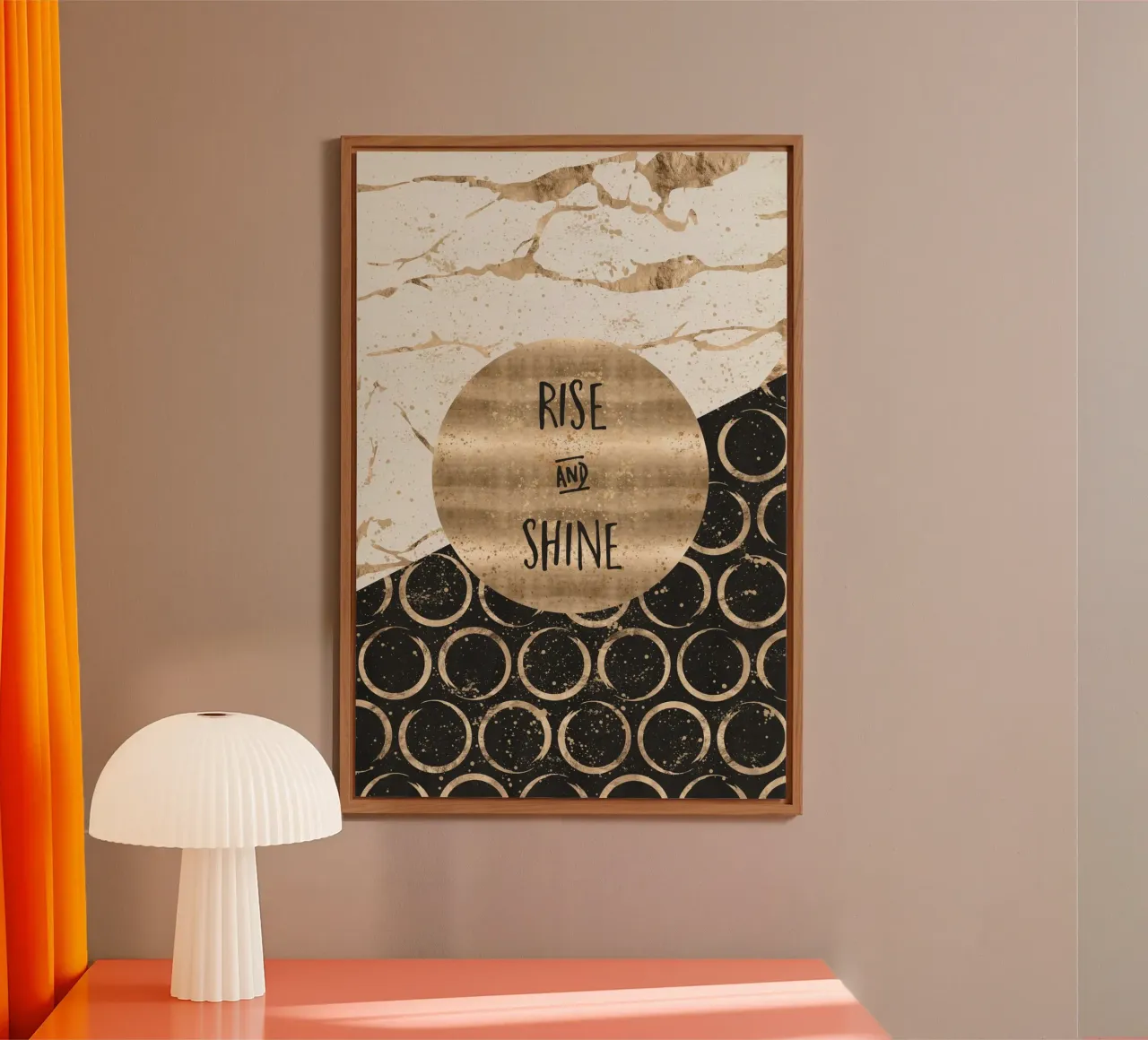 GRAPHIC ART Rise and shine alluminio dibond da Melanie Viola