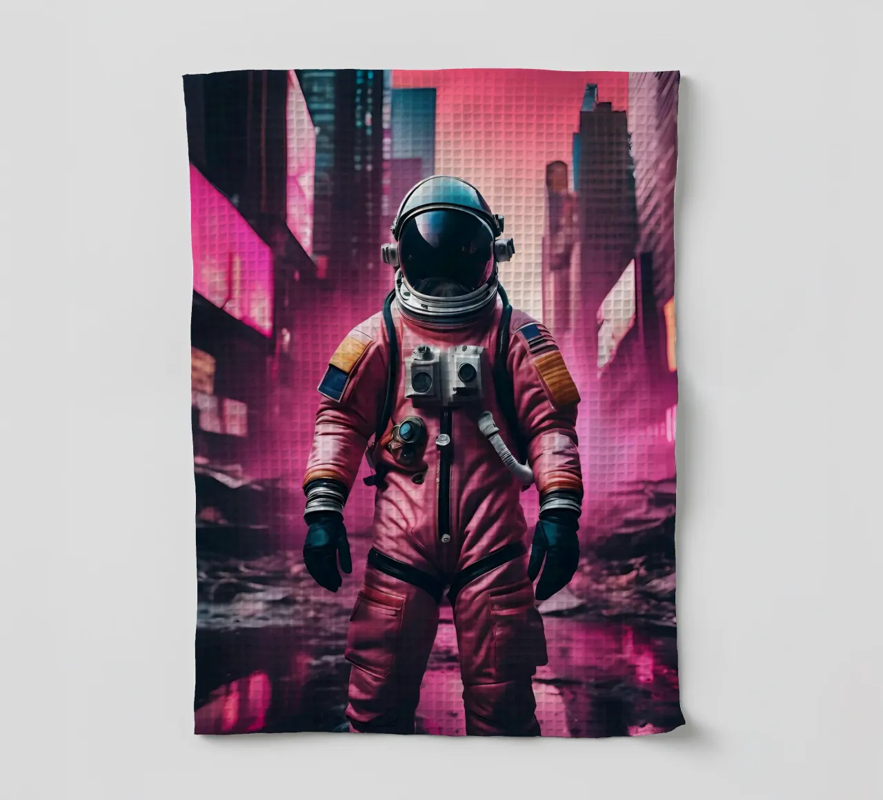 Stellar wandering tea towel by ICONICA Art Studio