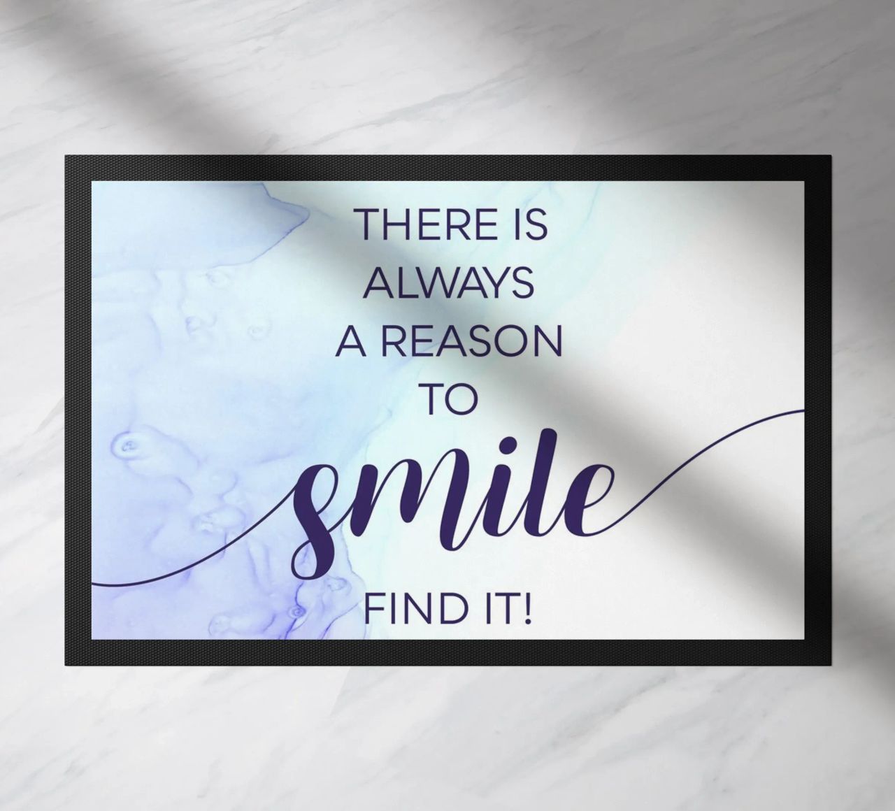 THERE IS ALWAYS A REASON TO SMILE | floating colors zerbino da Melanie Viola