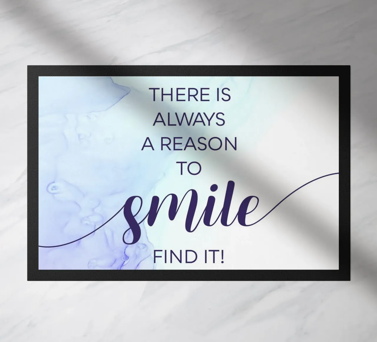 THERE IS ALWAYS A REASON TO SMILE | floating colors zerbino da Melanie Viola