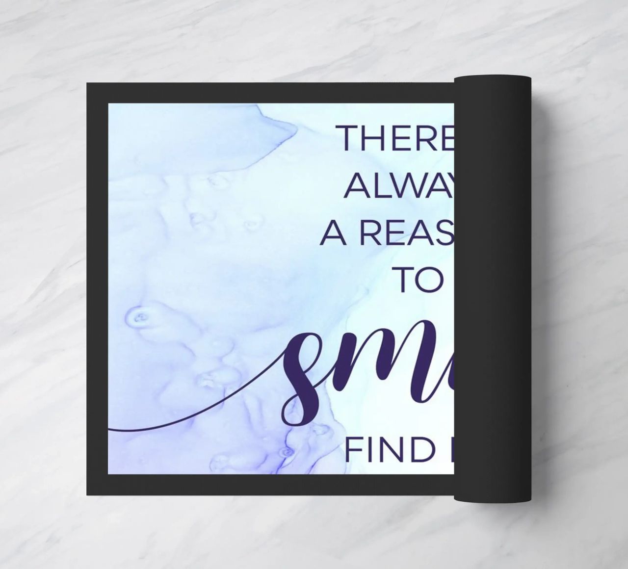 THERE IS ALWAYS A REASON TO SMILE | floating colors zerbino da Melanie Viola