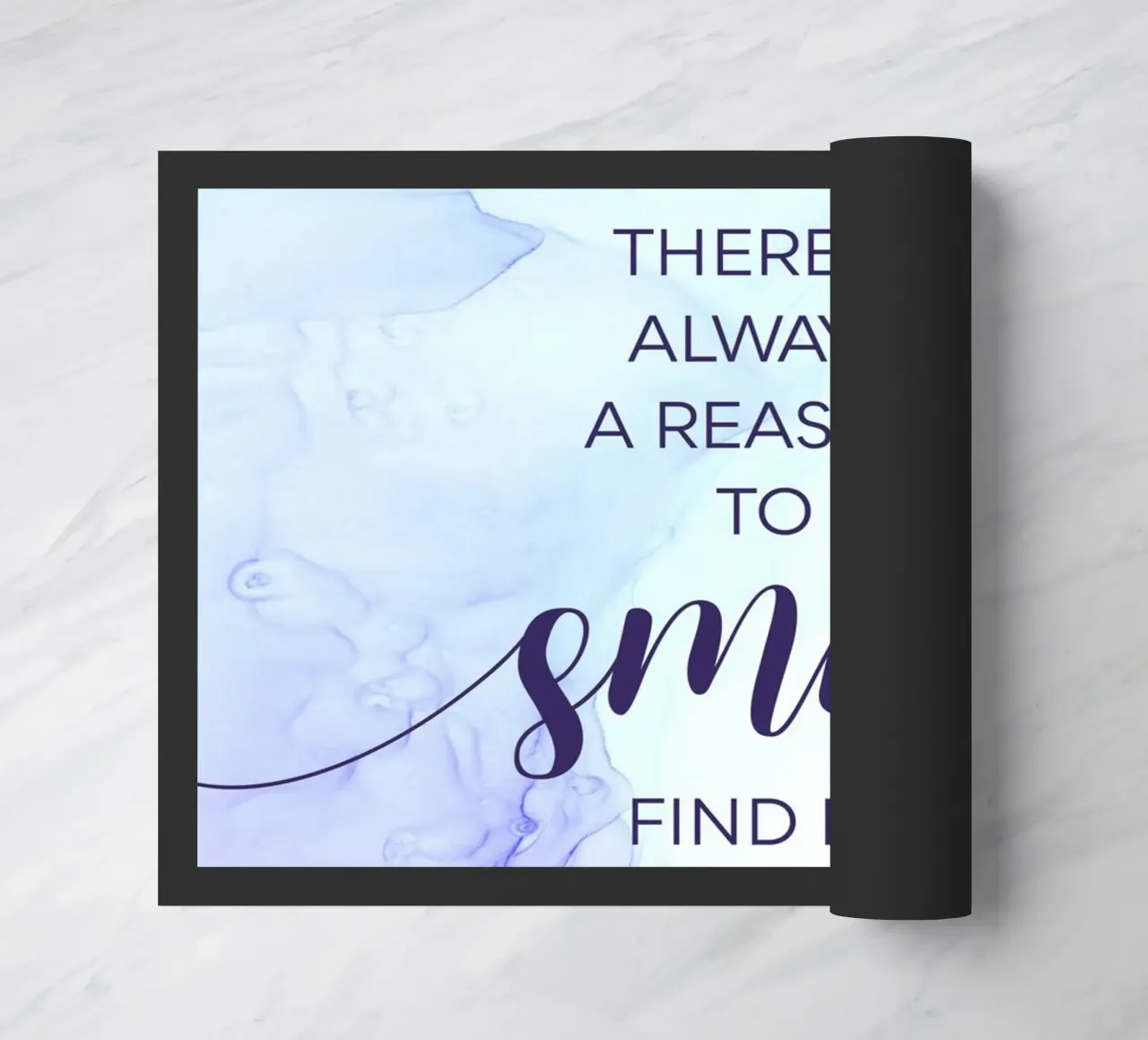 THERE IS ALWAYS A REASON TO SMILE | floating colors zerbino da Melanie Viola