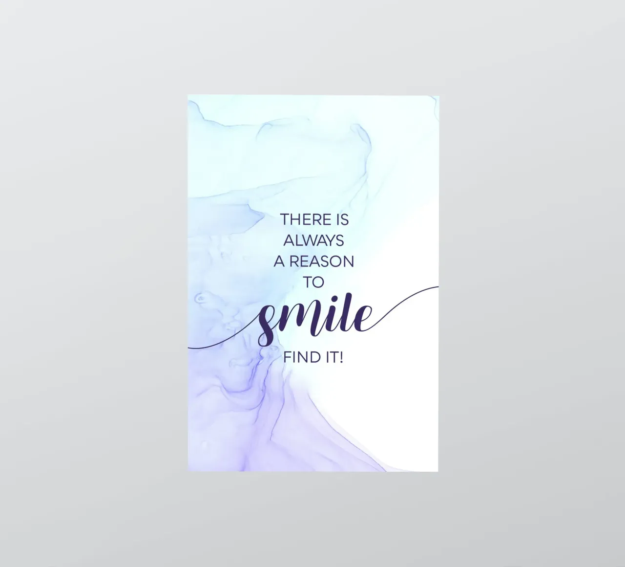 THERE IS ALWAYS A REASON TO SMILE | floating colors adesivo da Melanie Viola