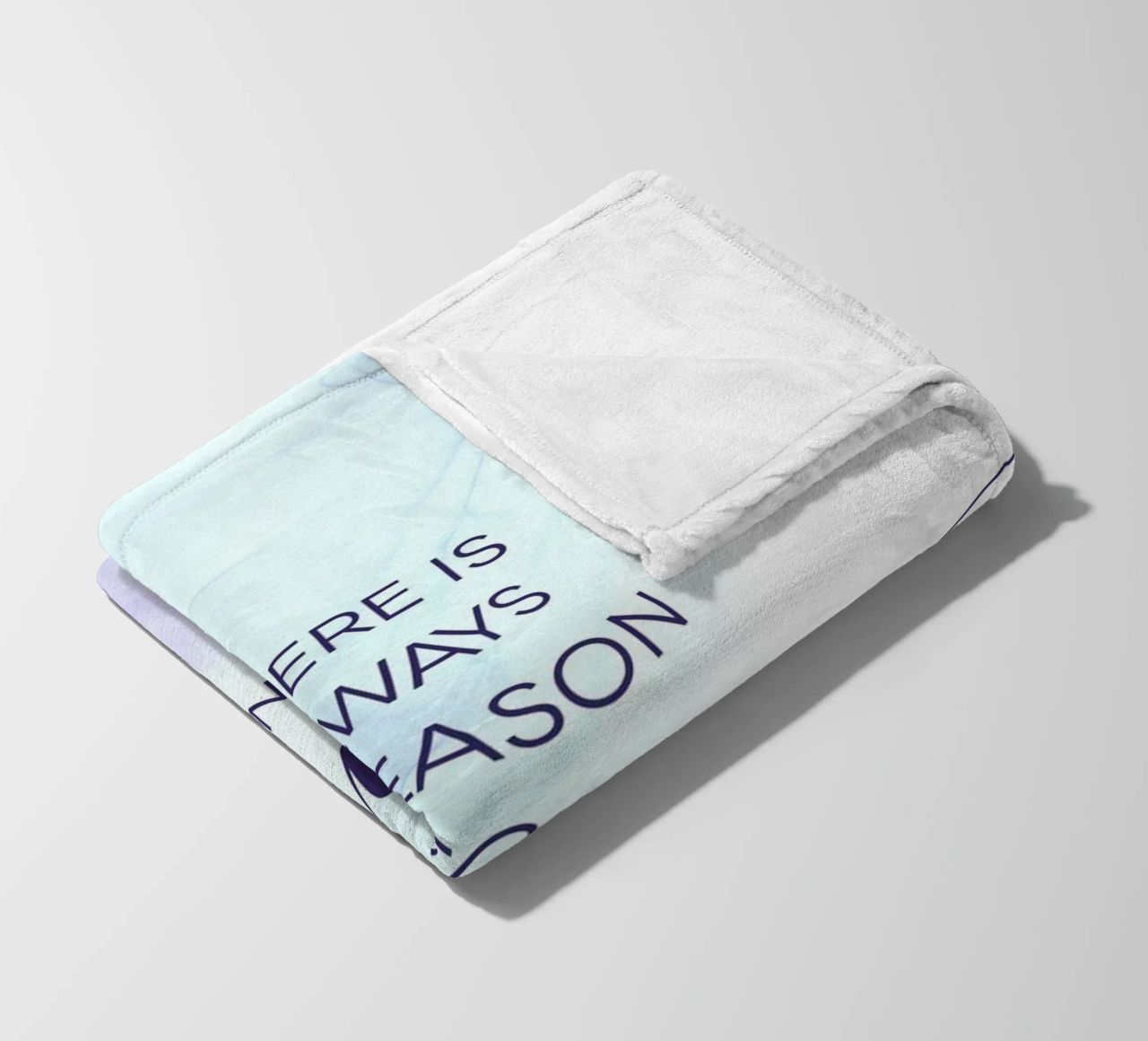 THERE IS ALWAYS A REASON TO SMILE | floating colors coperta in pile da Melanie Viola