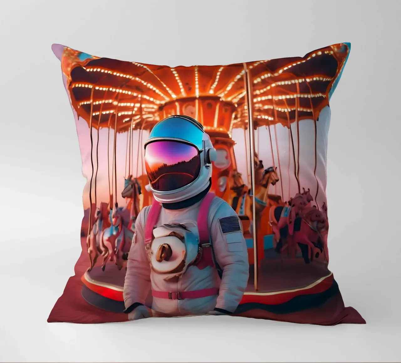 Solitudine cosmica cuscino da ICONICA Art Studio
