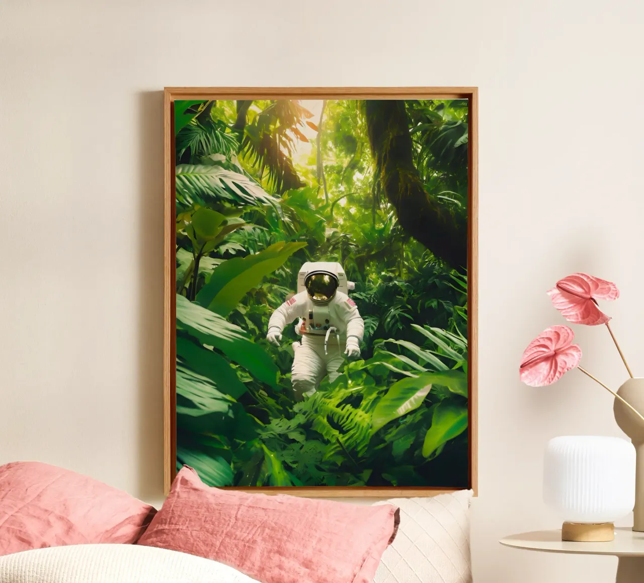 Exploration Sauvage Leinwand von ICONICA Art Studio