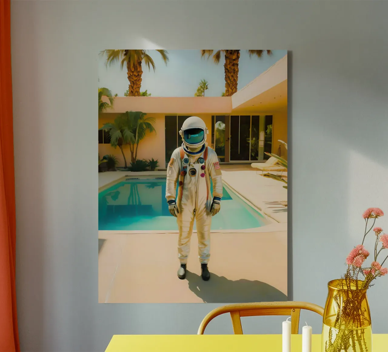 Fuga dalla California tela con Cornice a cassetta da ICONICA Art Studio