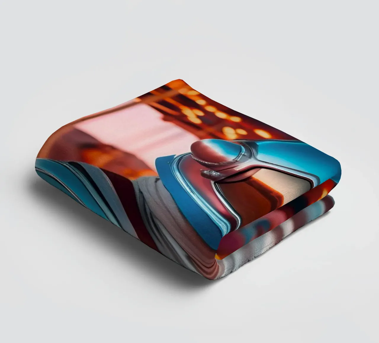 Reverie in the desert towel by ICONICA Art Studio