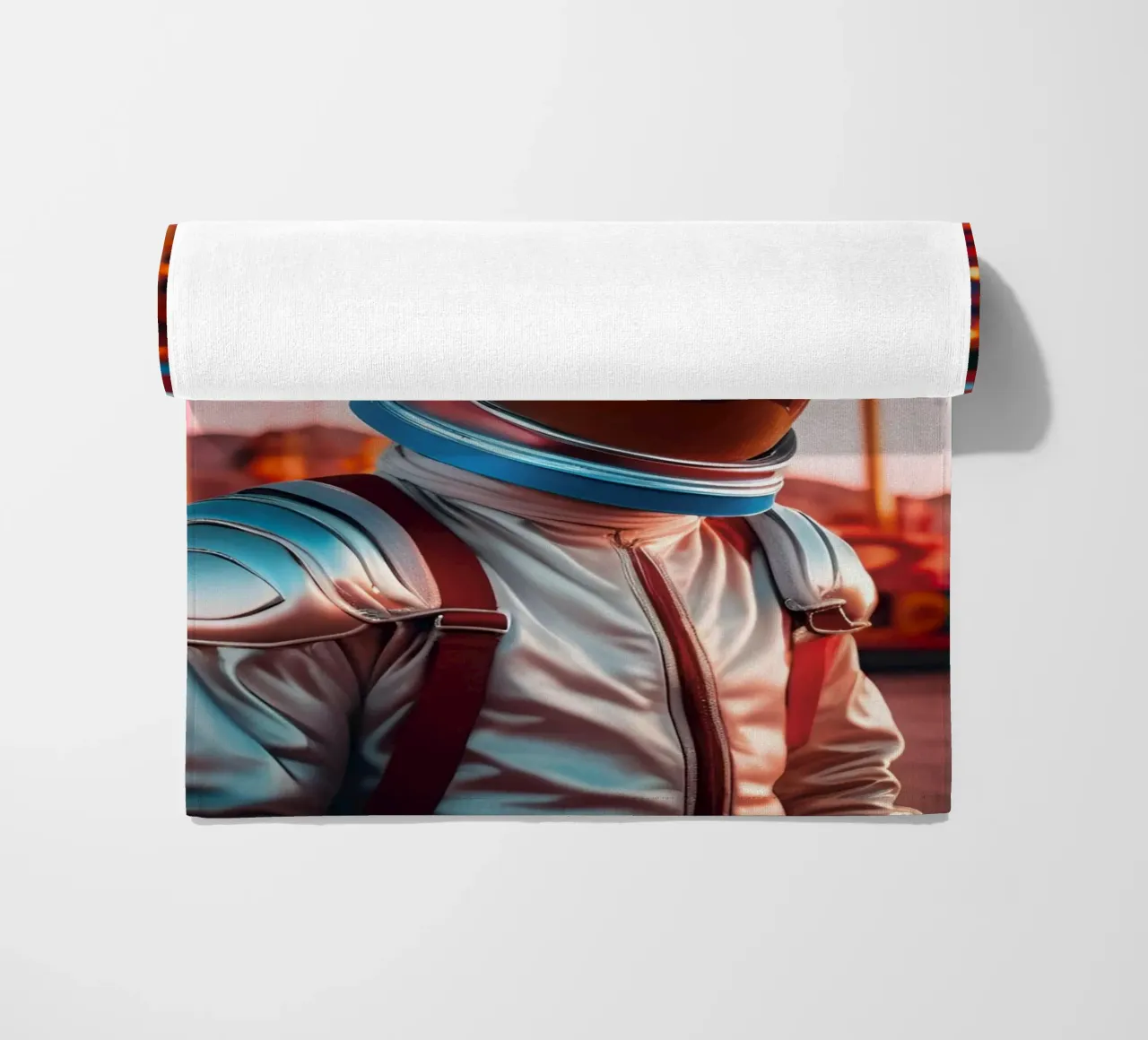 Träumen in der Wüste Strandtuch von ICONICA Art Studio