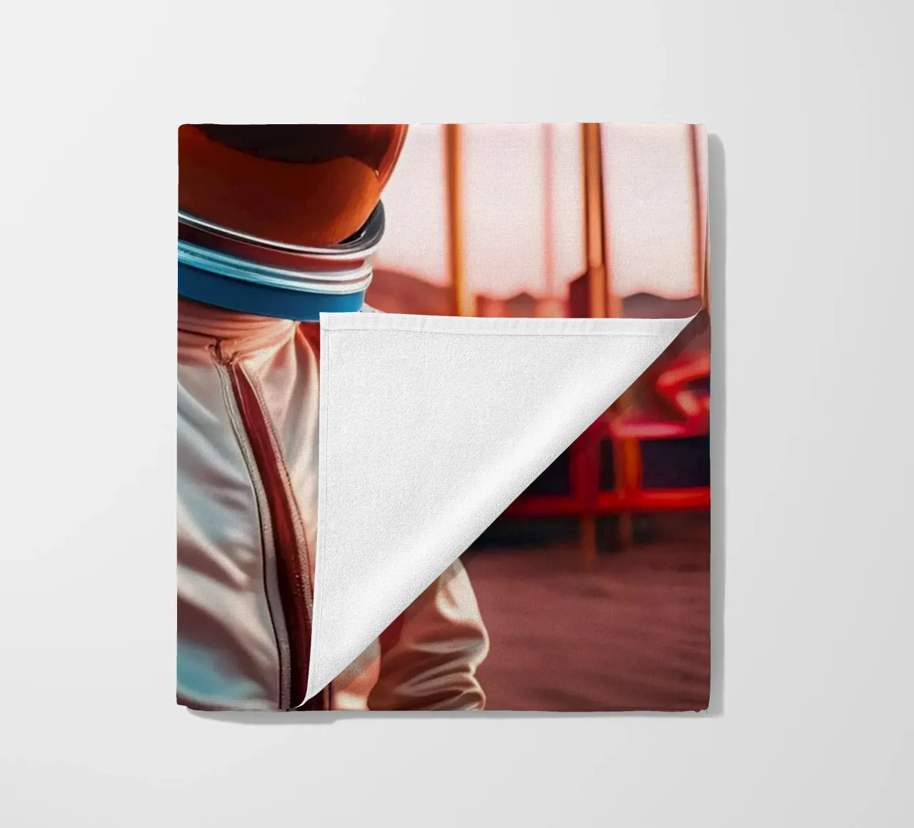 Träumen in der Wüste Strandtuch von ICONICA Art Studio