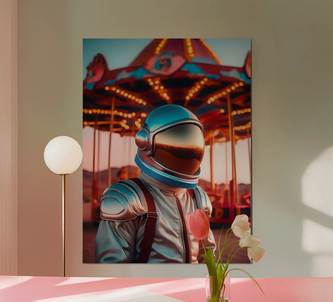 Träumen in der Wüste Hahnemühle von ICONICA Art Studio
