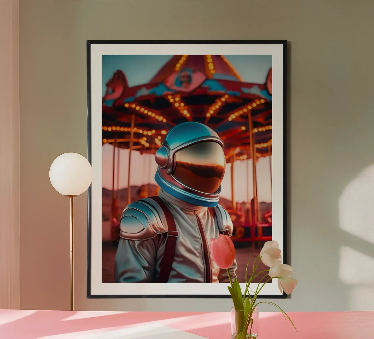 Träumen in der Wüste Hahnemühle von ICONICA Art Studio