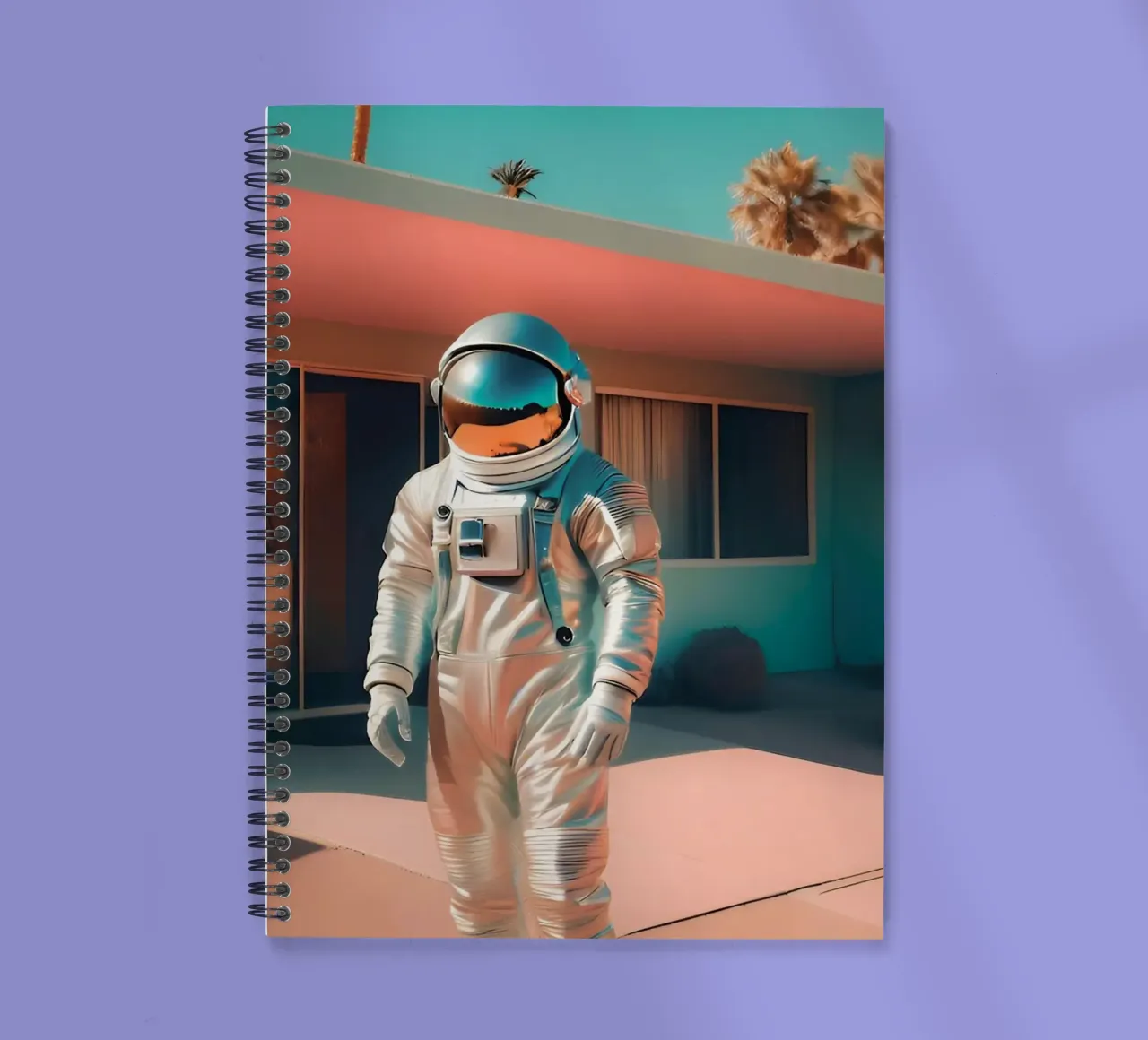 Time Exploration spiral notebook by ICONICA Art Studio