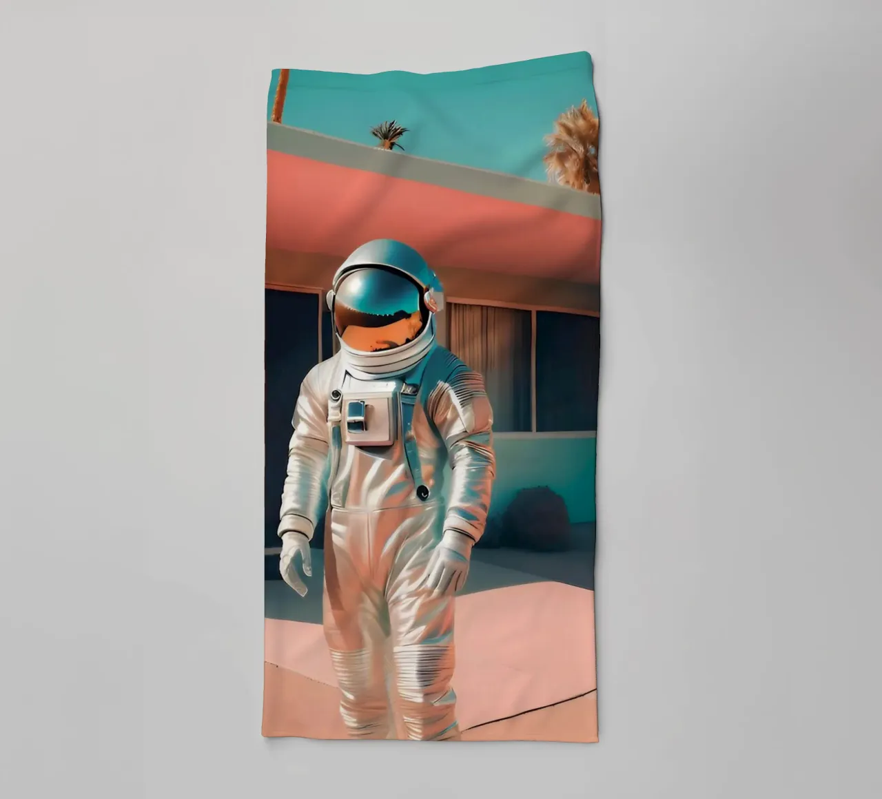 Esplorazione del tempo asciugamano da bagno da ICONICA Art Studio