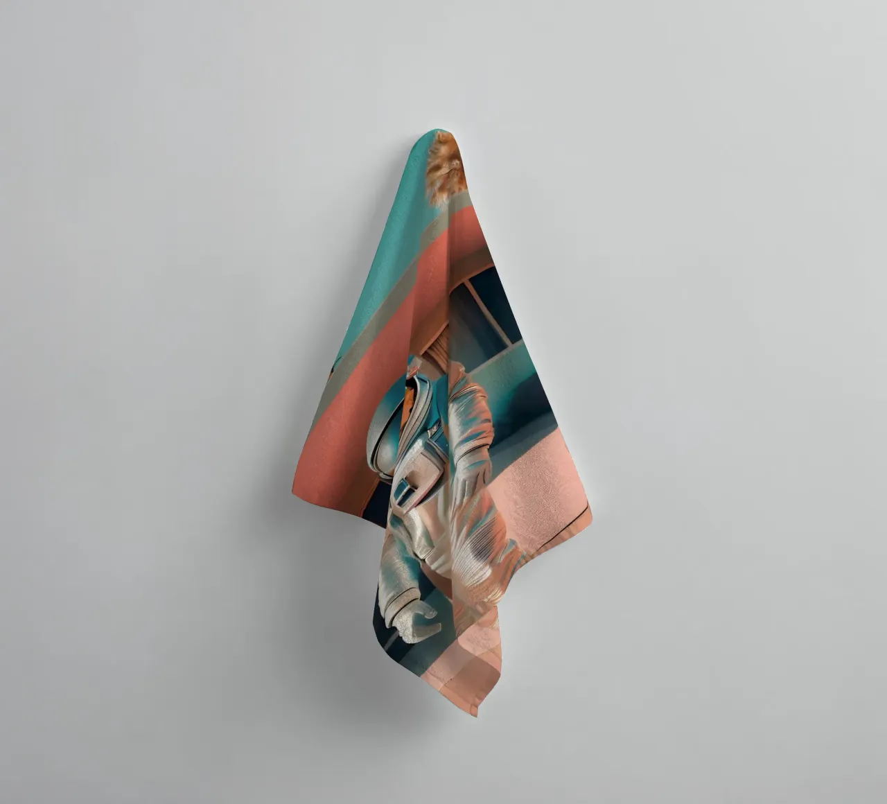 Esplorazione del tempo asciugamano da bagno da ICONICA Art Studio