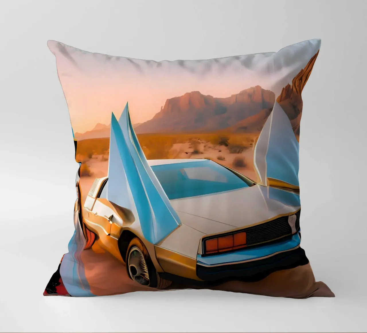 Viaggiatore cosmico cuscino da ICONICA Art Studio