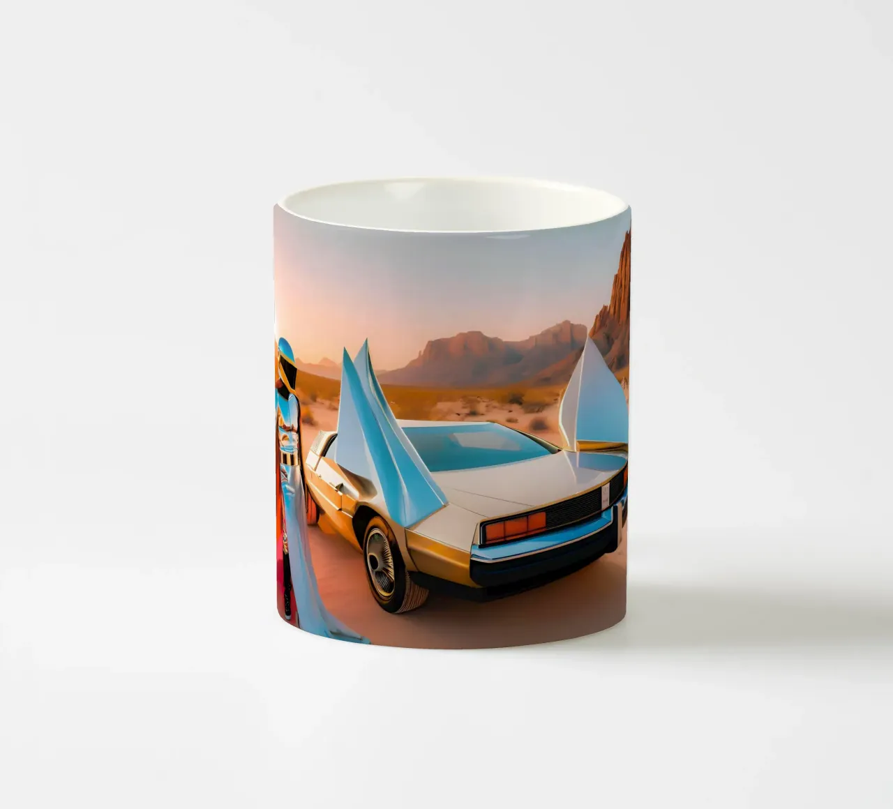 Viaggiatore cosmico tazza in ceramica da ICONICA Art Studio