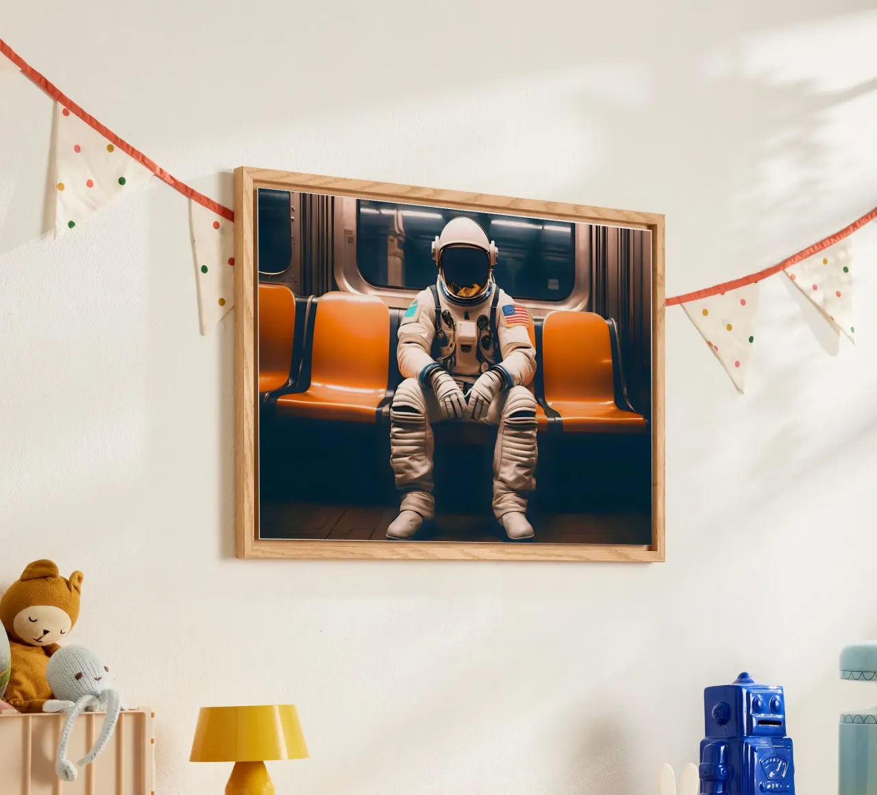 Cosmic Traveller acrylic glass by ICONICA Art Studio