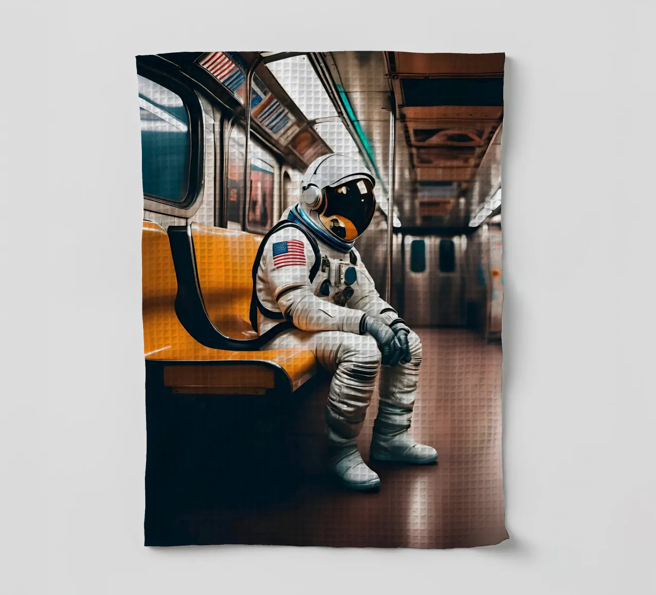 Eterno viaggiatore canovaccio da cucina da ICONICA Art Studio