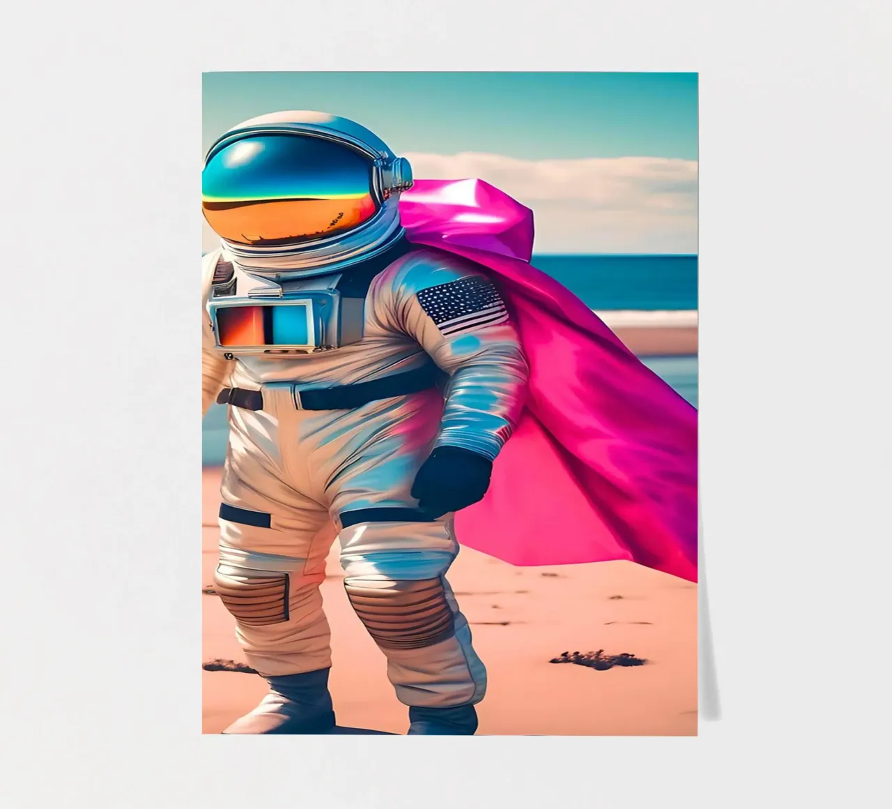 Soli sulla spiaggia foglio adesivo da ICONICA Art Studio