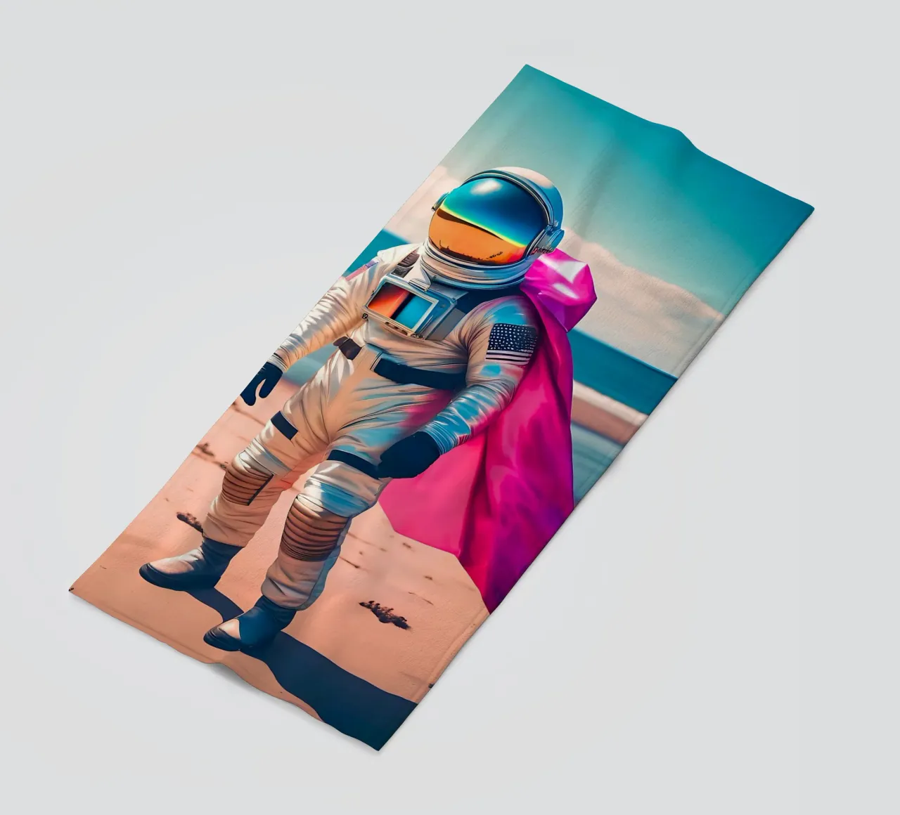 Soli sulla spiaggia telo mare da ICONICA Art Studio