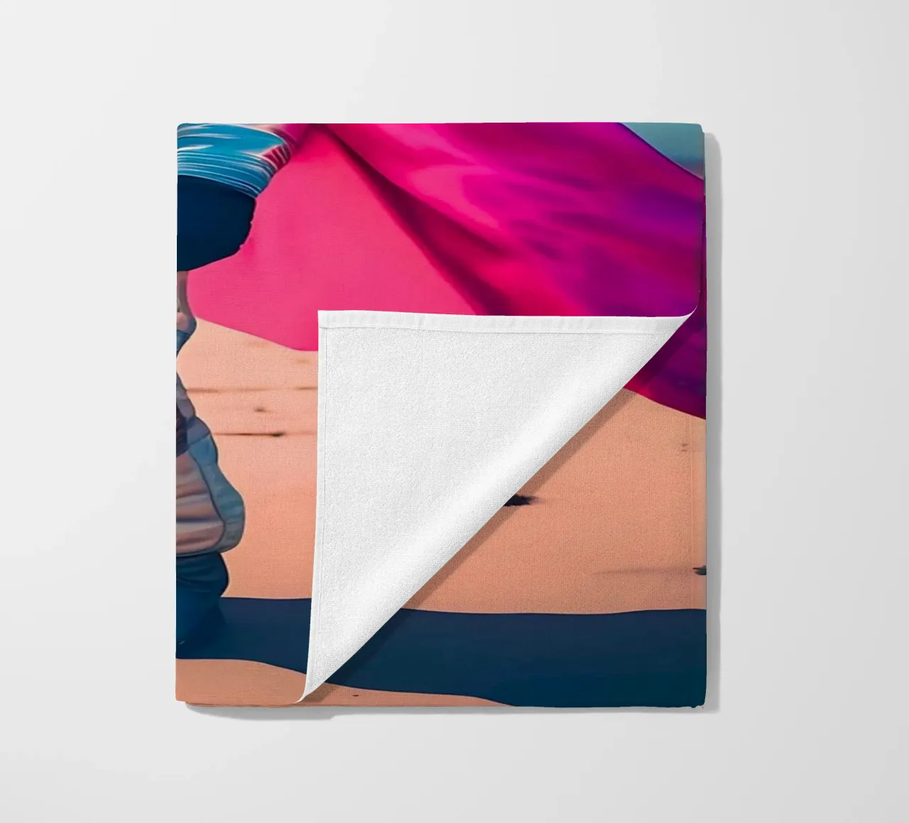 Soli sulla spiaggia telo mare da ICONICA Art Studio