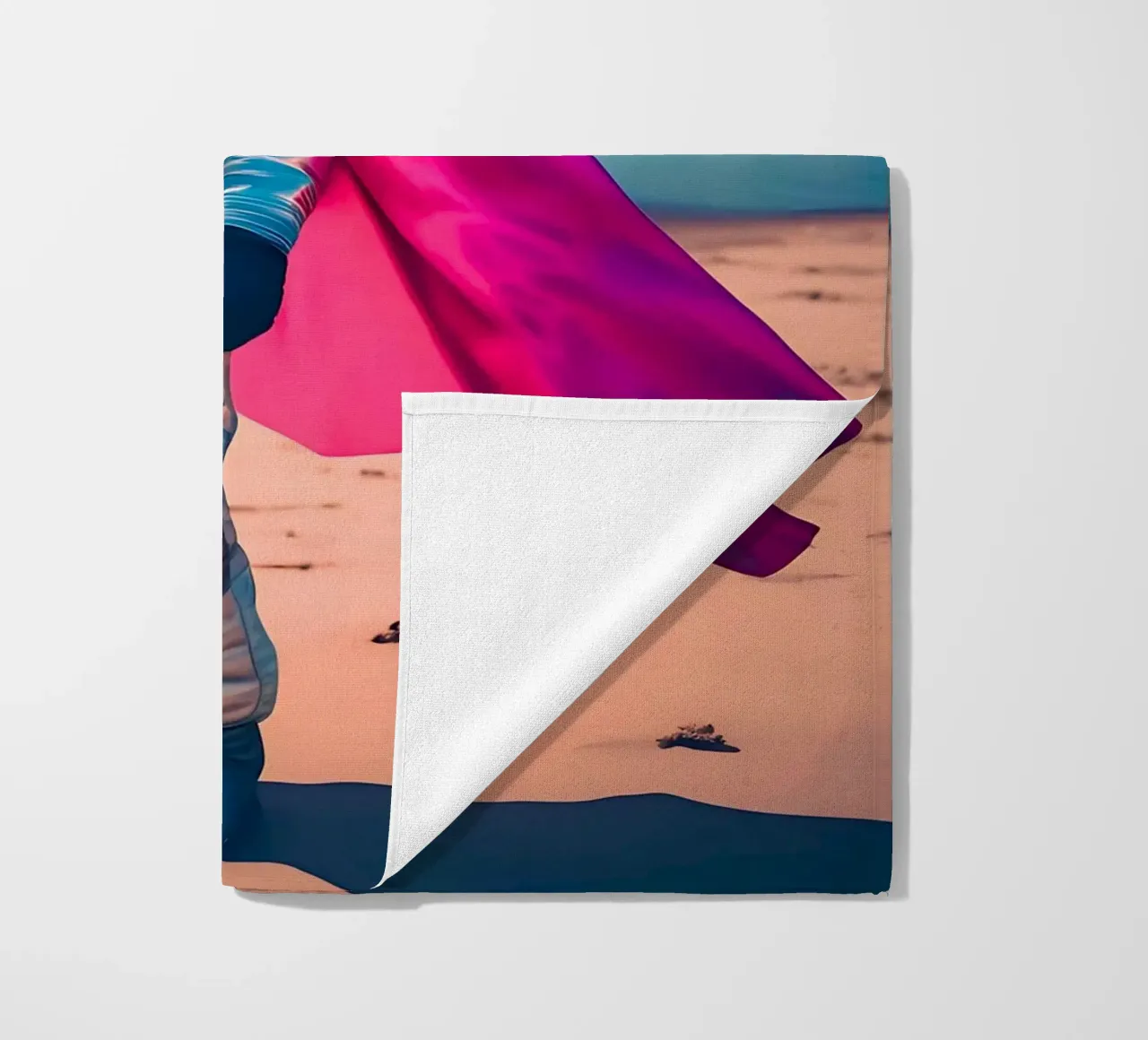 Soli sulla spiaggia telo mare da ICONICA Art Studio