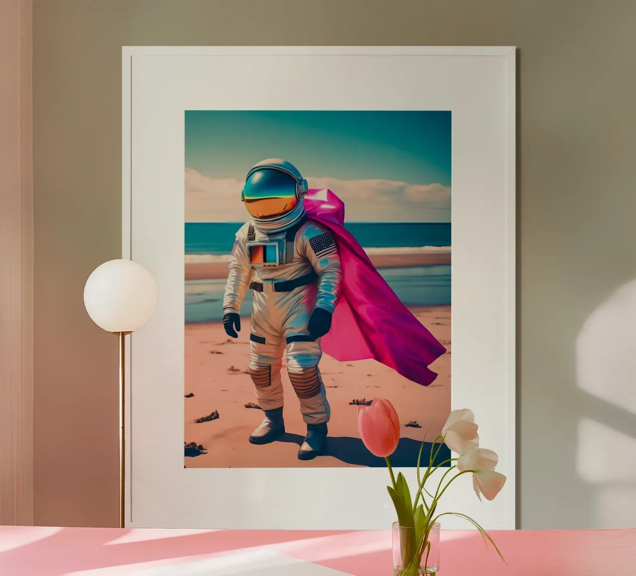 Soli sulla spiaggia carta hahnemühle da ICONICA Art Studio