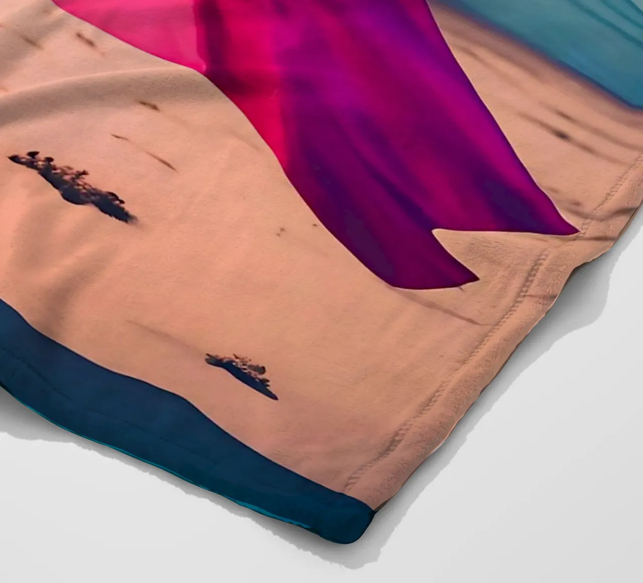 Soli sulla spiaggia coperta in pile da ICONICA Art Studio