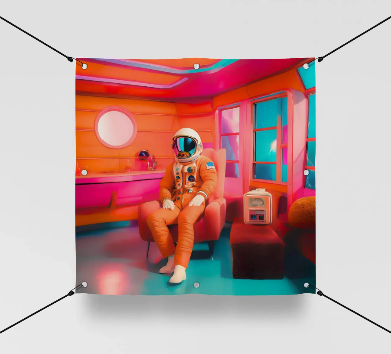 Salone d'epoca telo in pvc da ICONICA Art Studio