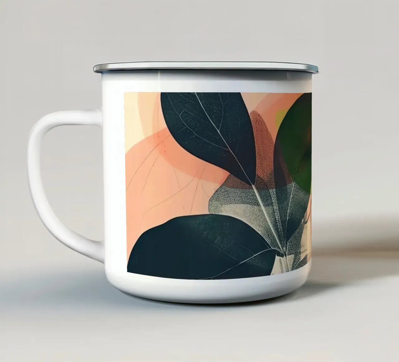 Fogliame tazza in smalto da LaylaOzHome