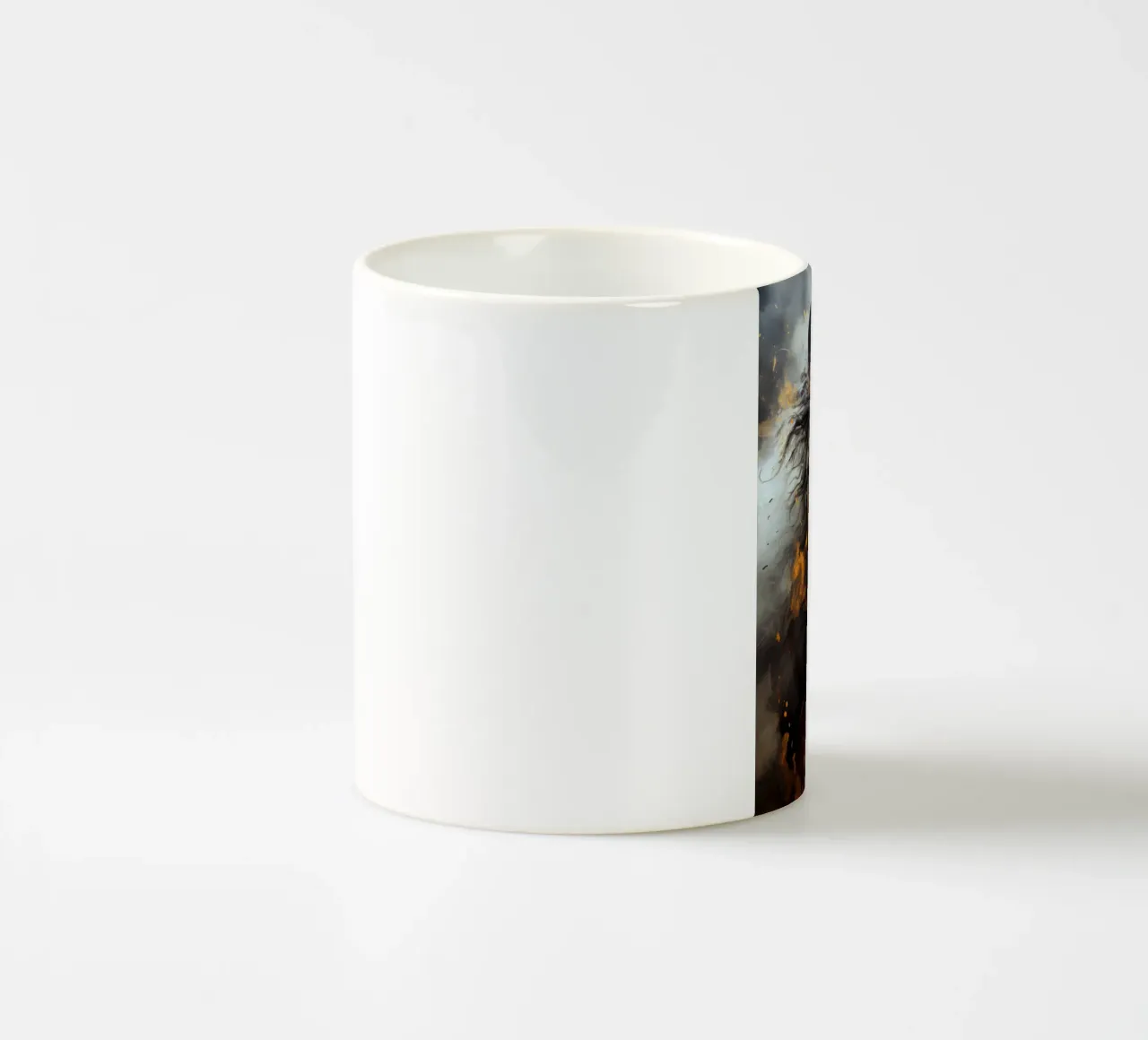 Cavallo marrone acquerello arte animale tazza in ceramica da Justyna Jaszke JBJart