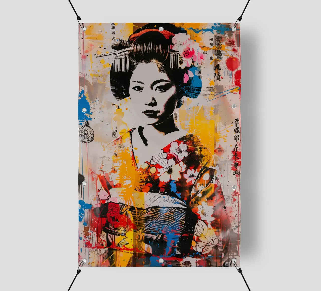 Geisha | Memoria giapponese telo in pvc da Autofocus