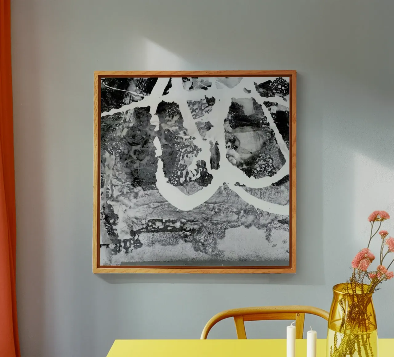 Grey Abstract plexiglass da IRIS LEHNHARDT FINE ART