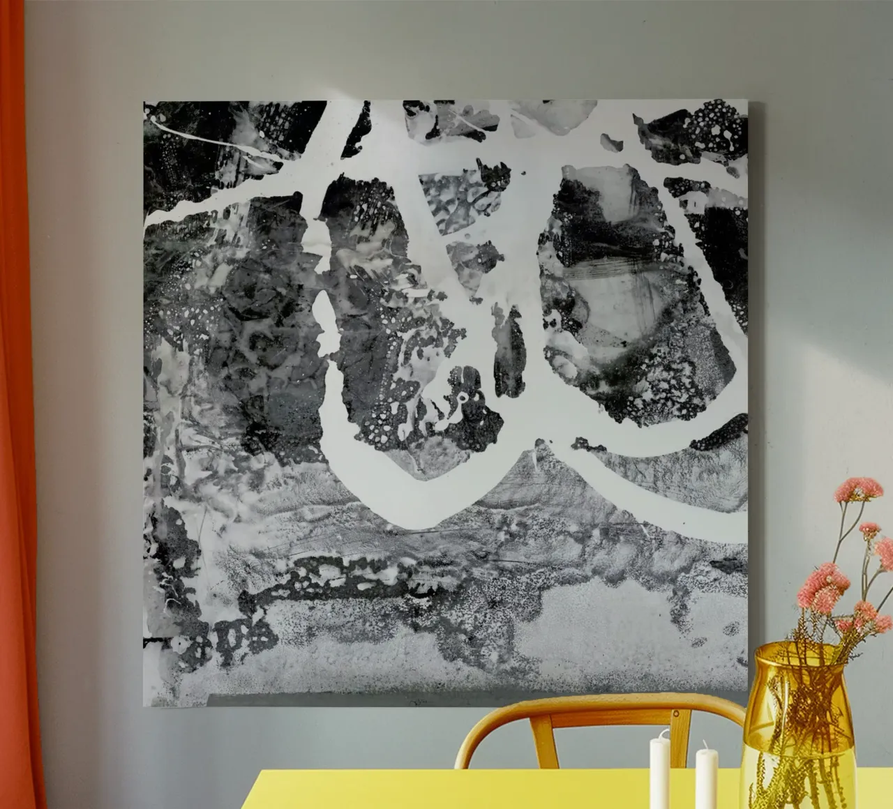 Grey Abstract tela da IRIS LEHNHARDT FINE ART