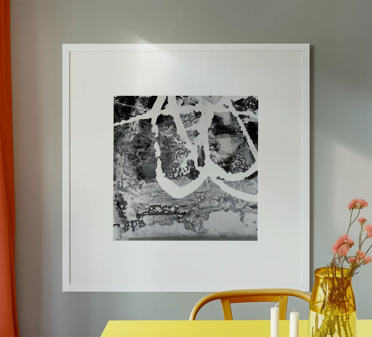 Grey Abstract poster da IRIS LEHNHARDT FINE ART