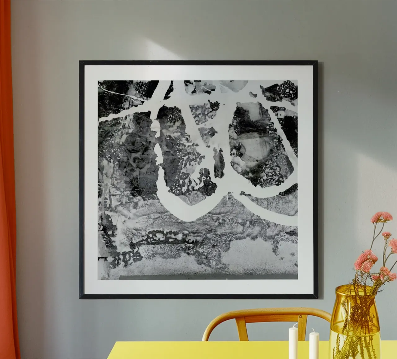 Grey Abstract poster da IRIS LEHNHARDT FINE ART