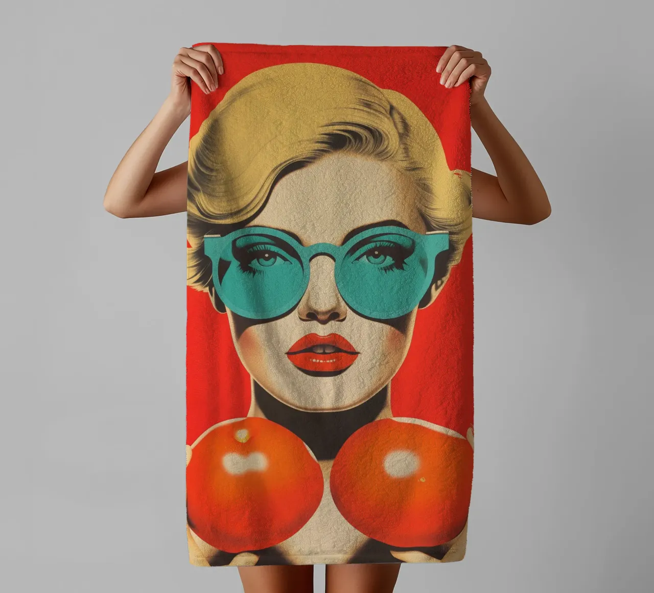 Pomodori freschi per la cucina asciugamano da bagno da Autofocus