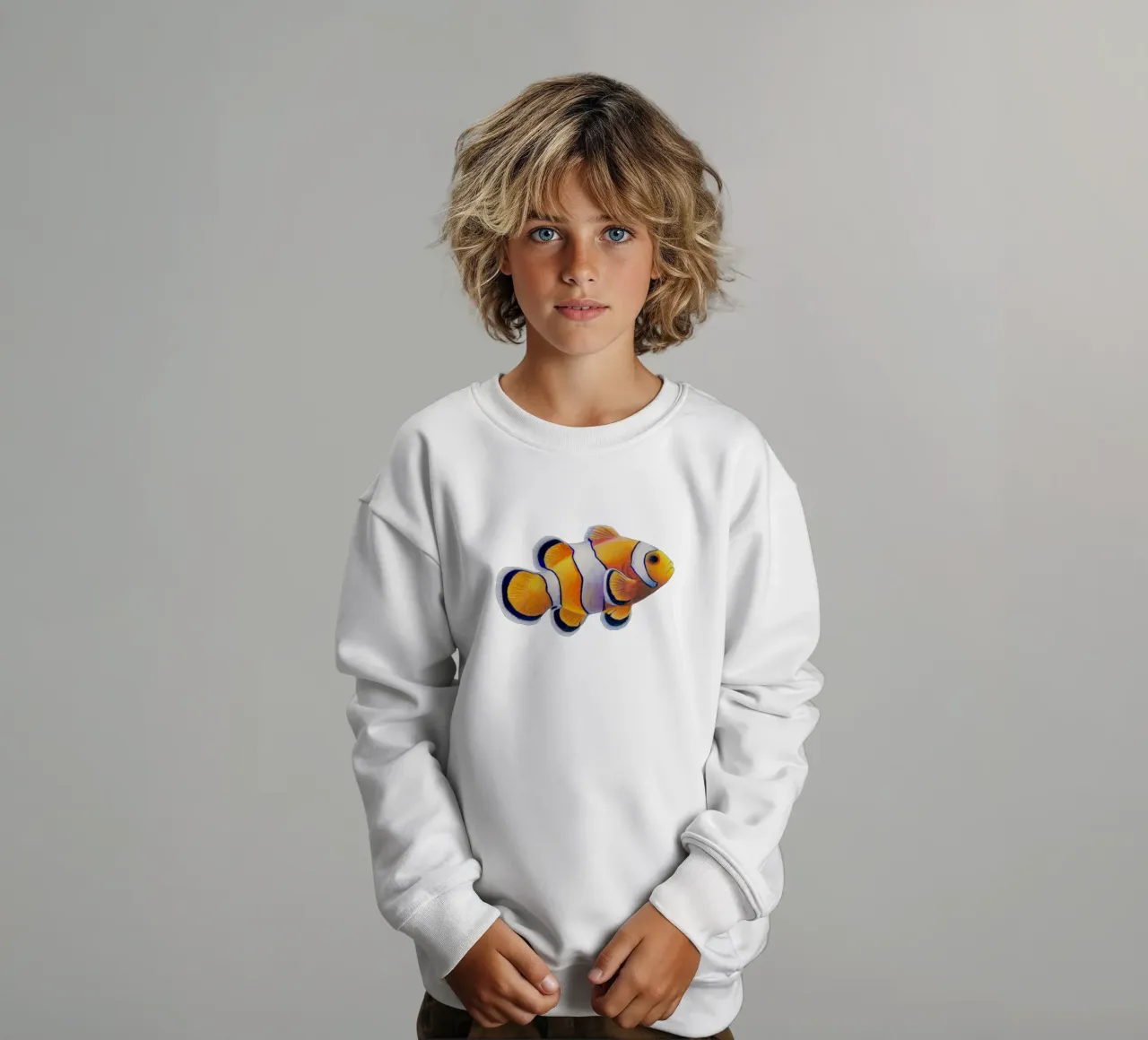 Clownfisch felpa bambino da Graphit und Farbe